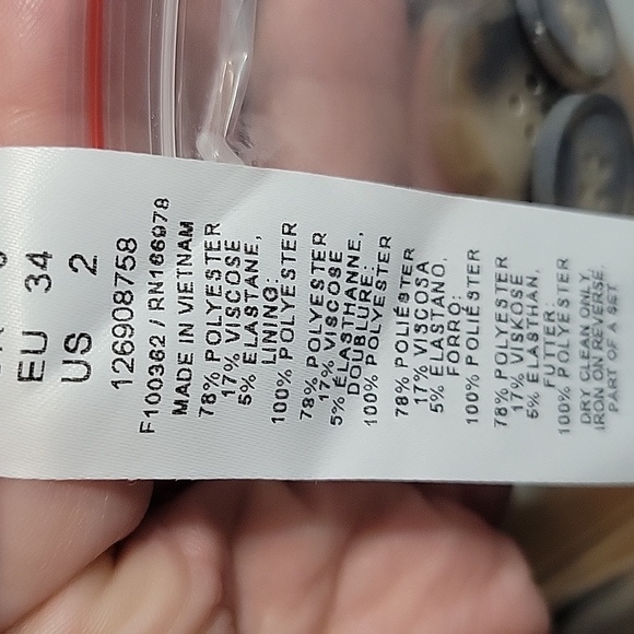 Topshop Belted Jacket Long Blazer Size 2 Tan Khaki Jacket Women's - Picture 7 of 13